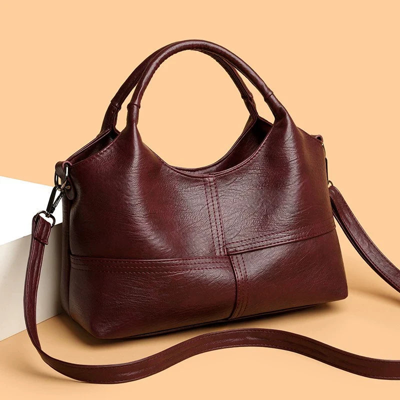 Comércio exterior retro transfronteiriço Nova coleção de bolsas femininas Luxo Acessível Elegância Bolsa feminina para trabalho e uso diário, grande capacidade, estilo Satchel retrô