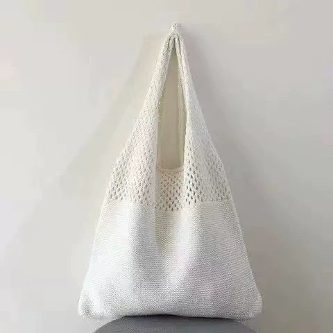 Bolsa Tote de Grande Capacidade, Bolsa de Palha, Bolsa de Ombro de Verão, Bolsa de Palha Feminina Feita à Mão, Nova Bolsa de Praia para Férias