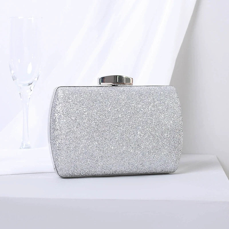Bolsa de mão para mulheres nova moda brilhante versátil bolsa de noite vestido de banquete bolsa de noite bolsa crossbody bolsa caixa