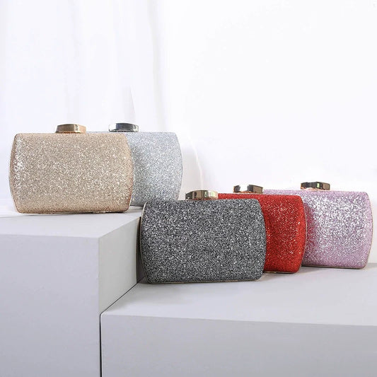 Bolsa de mão para mulheres nova moda brilhante versátil bolsa de noite vestido de banquete bolsa de noite bolsa crossbody bolsa caixa