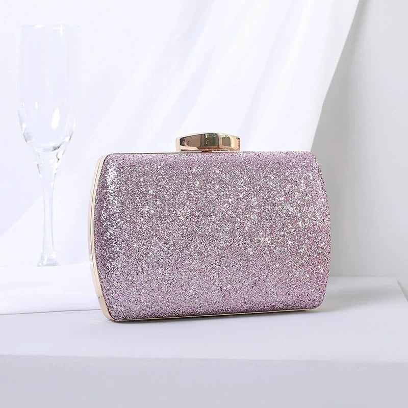 Bolsa de mão para mulheres nova moda brilhante versátil bolsa de noite vestido de banquete bolsa de noite bolsa crossbody bolsa caixa