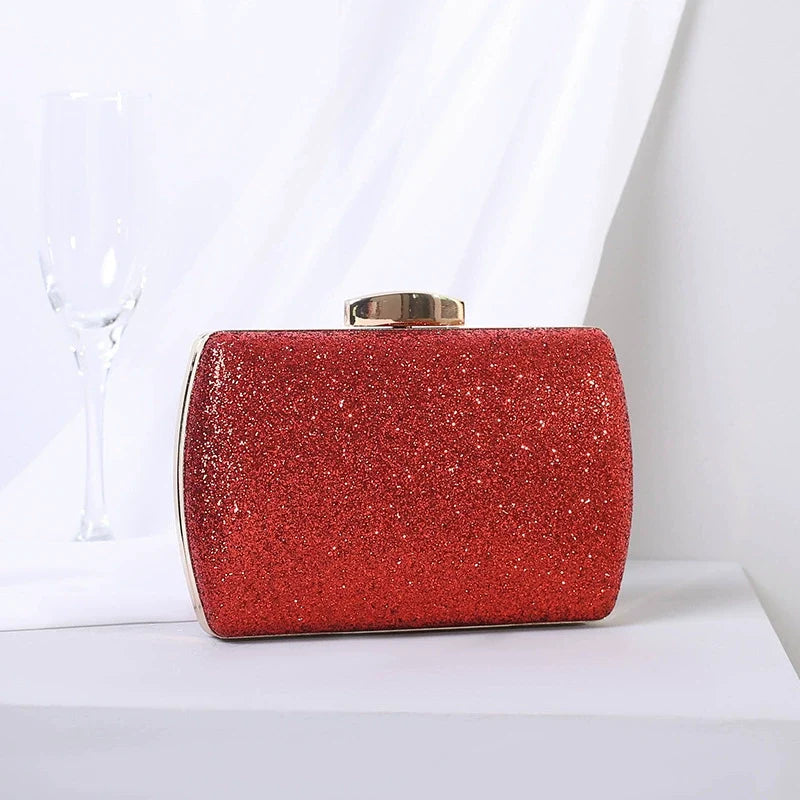Bolsa de mão para mulheres nova moda brilhante versátil bolsa de noite vestido de banquete bolsa de noite bolsa crossbody bolsa caixa