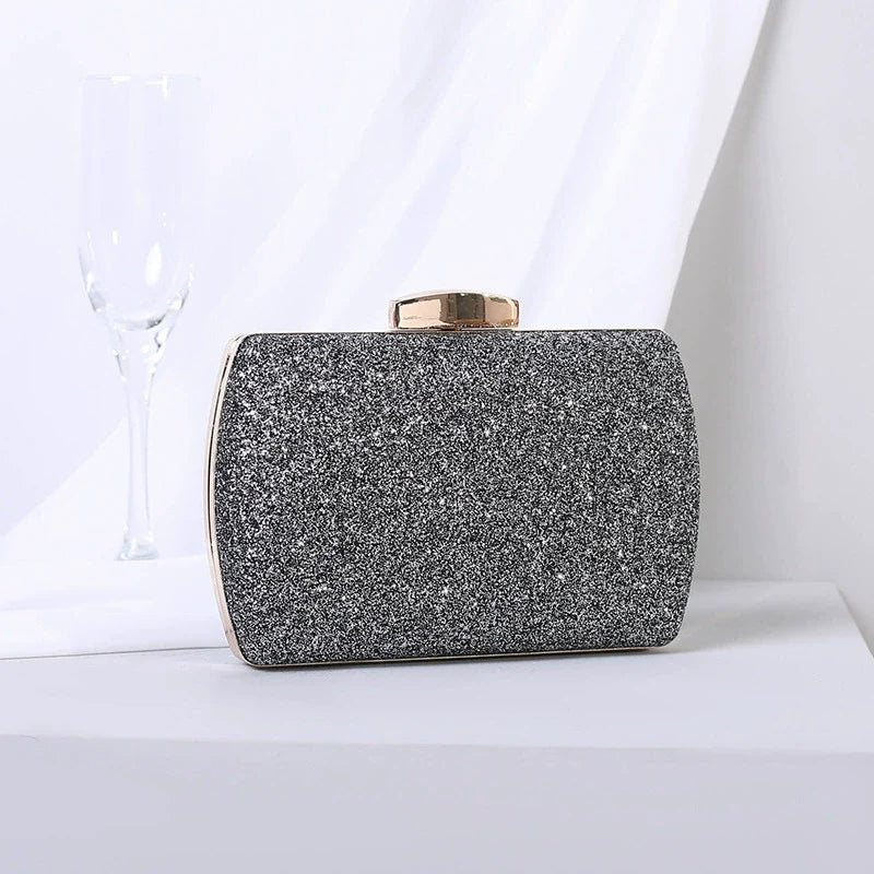 Bolsa de mão para mulheres nova moda brilhante versátil bolsa de noite vestido de banquete bolsa de noite bolsa crossbody bolsa caixa
