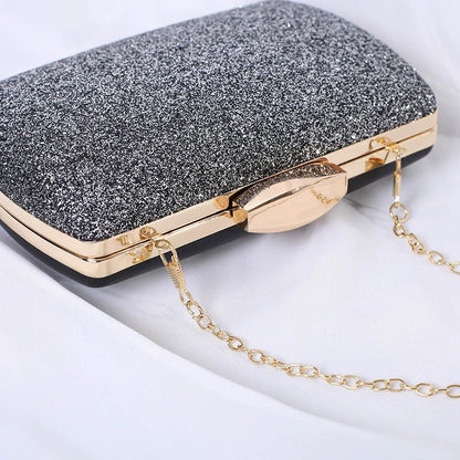 Bolsa de mão para mulheres nova moda brilhante versátil bolsa de noite vestido de banquete bolsa de noite bolsa crossbody bolsa caixa