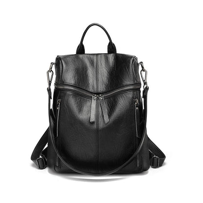 Mochila com estampa de ovelha para mulheres, multifuncional para trabalho e deslocamento, mochila pequena, versão coreana para comércio exterior, bolsa feminina retrô versátil e simples.