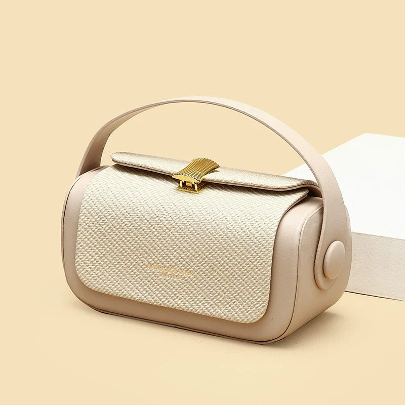 Bolsa de atacado 2025 nova moda bolsa quadrada pequena de alta qualidade bolsa transversal de ombro feminina primavera e verão bolsa transversal texturizada