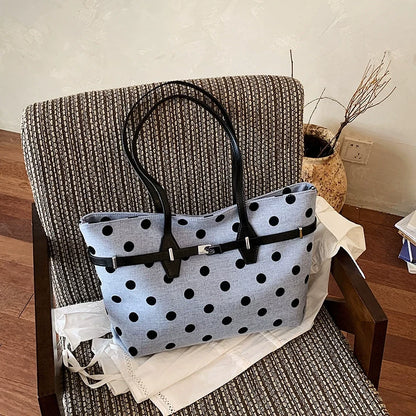 Bolsa Tote Feminina 2026: Best-seller Transfronteiriço, Bolsa de Ombro Casual de Grande Capacidade, Bolsa de Nicho para Trabalho e Deslocamento.