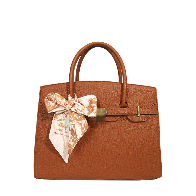 Bolsa Kelly de Grande Capacidade Feminina 2026 Nova ColeçãoEstilo de NichoLuxo AcessívelBolsa de Ombro para TrabalhoBolsa Satchel Feminina Elegante
