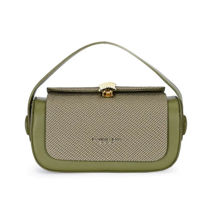 Bolsa de atacado 2025 nova moda bolsa quadrada pequena de alta qualidade bolsa transversal de ombro feminina primavera e verão bolsa transversal texturizada
