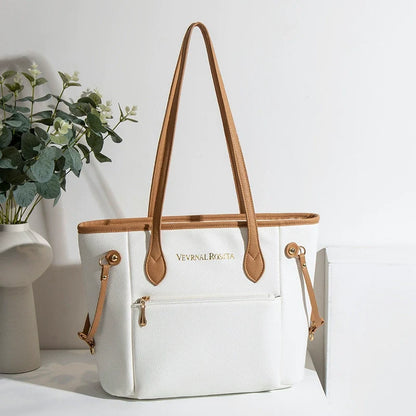 Bolsa de compras clássica de fábrica de fornecimento de comércio exterior, bolsa tote com borda de óleo, bolsa grande multicolorida para mamãe, bolsa de ombro de grande capacidade para mulheres.