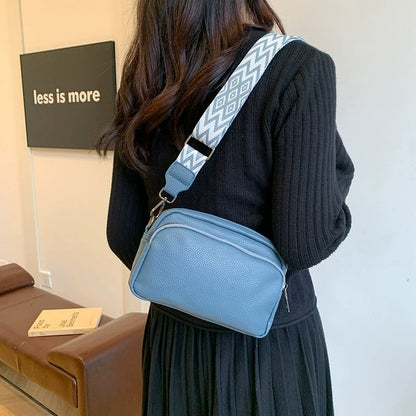 Bolsa Feminina de Moda Nova 2025, Bolsa de Ombro Simples e Elegante de Alta Qualidade, Bolsa Pequena Retangular Versátil e Retro