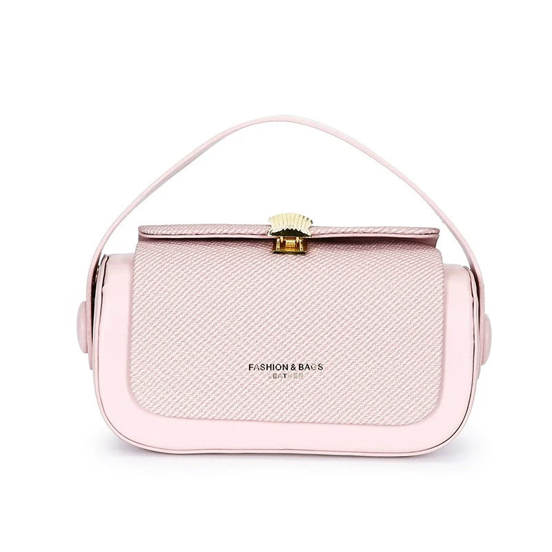 Bolsa de atacado 2025 nova moda bolsa quadrada pequena de alta qualidade bolsa transversal de ombro feminina primavera e verão bolsa transversal texturizada