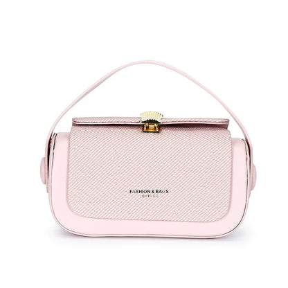 Bolsa de atacado 2025 nova moda bolsa quadrada pequena de alta qualidade bolsa transversal de ombro feminina primavera e verão bolsa transversal texturizada