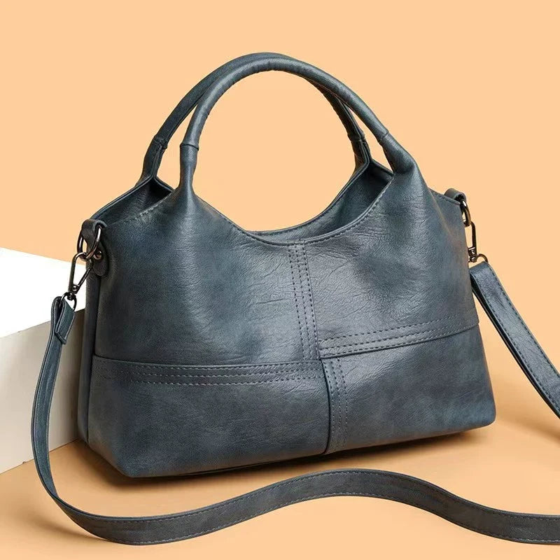 Comércio exterior retro transfronteiriço Nova coleção de bolsas femininas Luxo Acessível Elegância Bolsa feminina para trabalho e uso diário, grande capacidade, estilo Satchel retrô