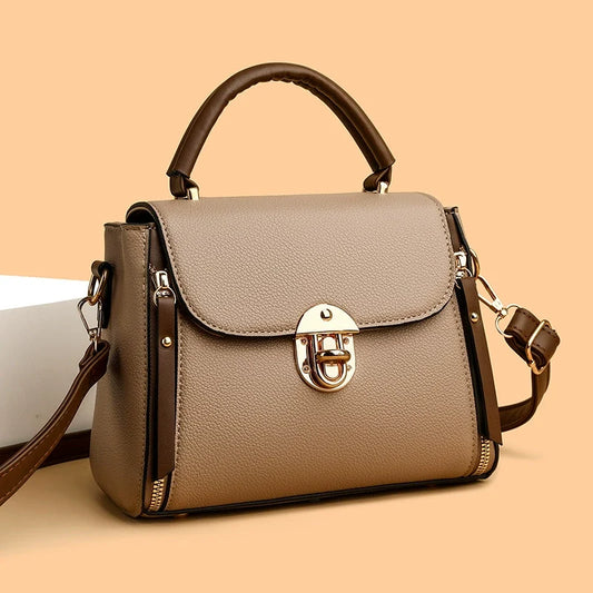 Bolsa transversal feminina de fornecimento direto transfronteiriço, nova moda 2026, bolsa retrô de ombro, bolsa quadrada pequena simples e versátil