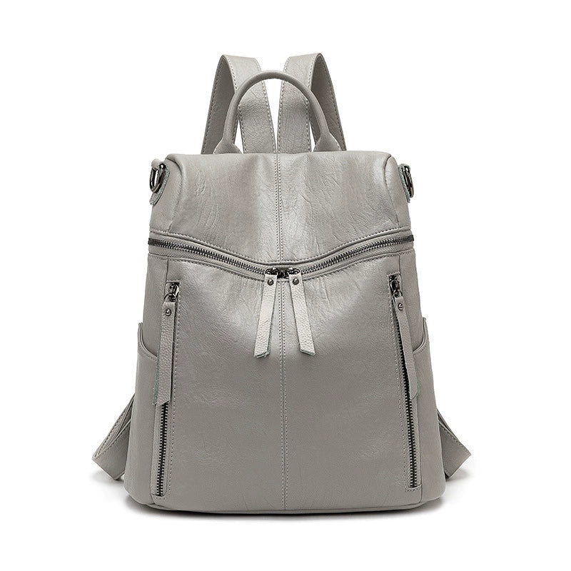Mochila com estampa de ovelha para mulheres, multifuncional para trabalho e deslocamento, mochila pequena, versão coreana para comércio exterior, bolsa feminina retrô versátil e simples.