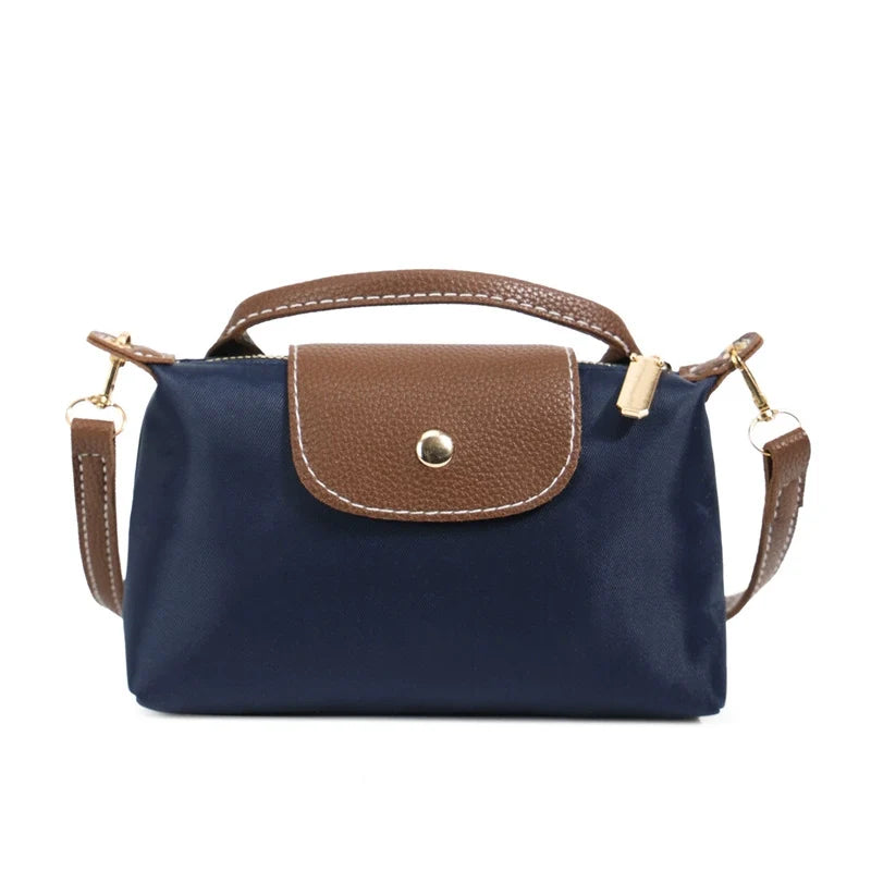 Nova Bolsa Dumpling de Nylon 2026 - Bolsa Transversal Feminina para Fornecimento Internacional - Bolsa Mini Quadrada Casual e Versátil para o Dia a Dia