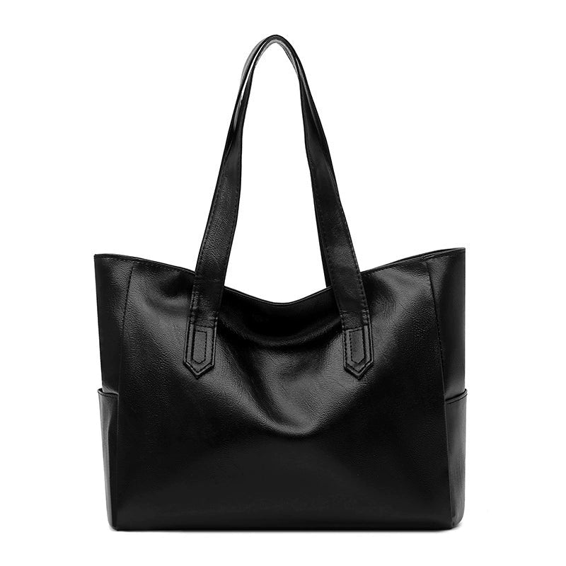 Bolsa grande feminina 2026, estilo K da moda. Mais fácil de combinar, bolsa tote de grande capacidade, bolsa de ombro, bolsa tiracolo, espelho, grande capacidade de armazenamento.