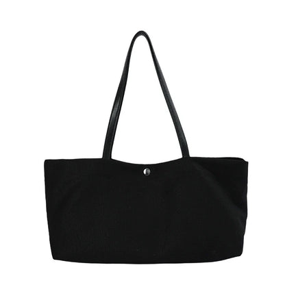 Bolsa feminina estilo "old money", modelo K, tipo sacola, grande capacidade, casual e fácil de combinar. Ideal para estudantes, bolsa tiracolo, bolsa de ombro para o trabalho.