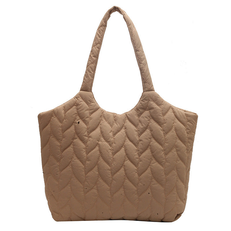 Bolsa elegante de grande capacidade para mulheres verão novo estilo coreano bolsa de axila estilo ocidental simples bolsa de mão de um ombro
