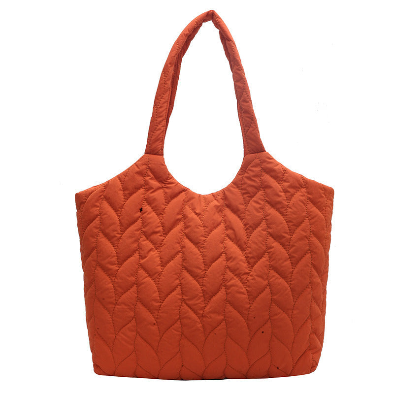 Bolsa elegante de grande capacidade para mulheres verão novo estilo coreano bolsa de axila estilo ocidental simples bolsa de mão de um ombro