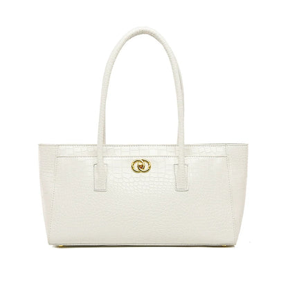Textura Xiaoxiangfeng Mais fácil para combinar com bolsa de ombro FashionClassy sentido padrão de crocodilo bolsa de ombro Casual feminina Roupas de trabalho bolsa de axila