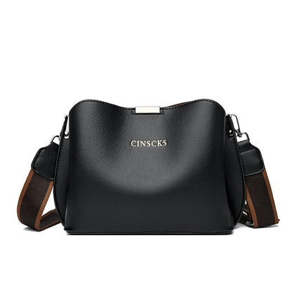 Bolsa transversal de luxo leve para mulheres 2024 nova bolsa de ombro fashion couro macio grande capacidade bolsa casual feminina