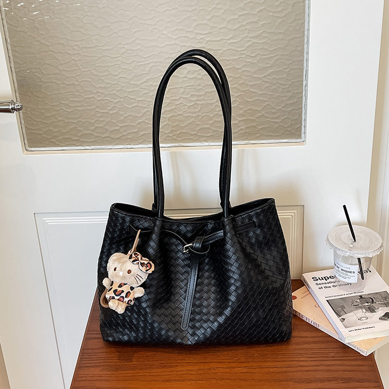 Bolsa Tote de Grande Capacidade para Mulheres, Bolsa de Ombro de Alta Qualidade e Tendência 2026, Bolsa Maillard para o Dia a Dia.