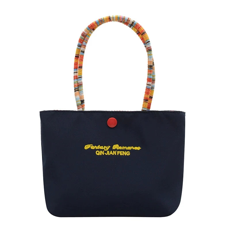 Bolsa Fofa e Elegante - Bolsa Tote Feminina, Fashion, Portátil e Versátil - Perfeita para Retocos de Maquiagem, Prática para Passeios, Design Exclusivo, Disponível para Atacado.