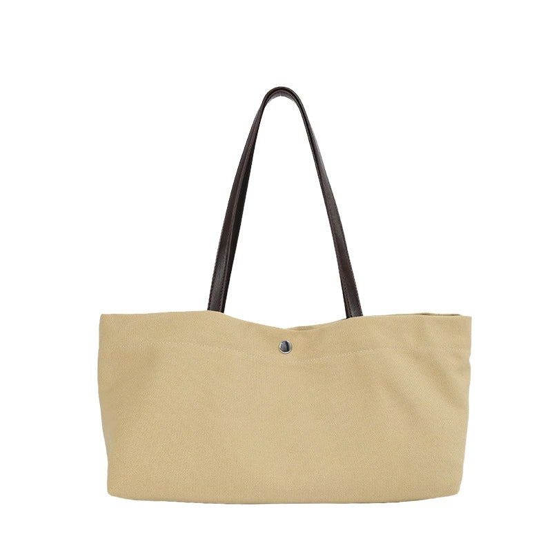Bolsa feminina estilo "old money", modelo K, tipo sacola, grande capacidade, casual e fácil de combinar. Ideal para estudantes, bolsa tiracolo, bolsa de ombro para o trabalho.