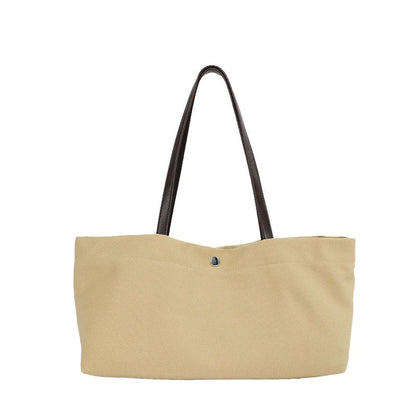 Bolsa feminina estilo "old money", modelo K, tipo sacola, grande capacidade, casual e fácil de combinar. Ideal para estudantes, bolsa tiracolo, bolsa de ombro para o trabalho.
