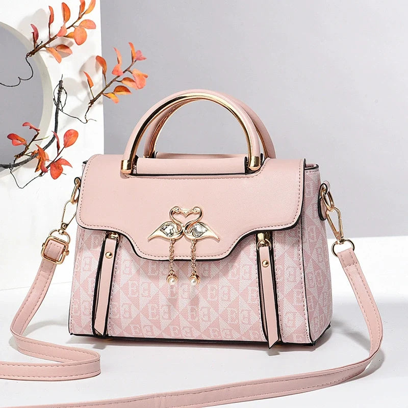 Bolsa feminina 2024 nova moda tendência em relevo cor pura versátil casual transversal de ombro único