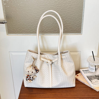 Bolsa Tote de Grande Capacidade para Mulheres, Bolsa de Ombro de Alta Qualidade e Tendência 2026, Bolsa Maillard para o Dia a Dia.