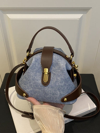 Bolsas femininas de luxo transfronteiriças 2026: Nova tendência, bolsa de mão e transversal versátil e moderna com textura simples e alça de ombro.