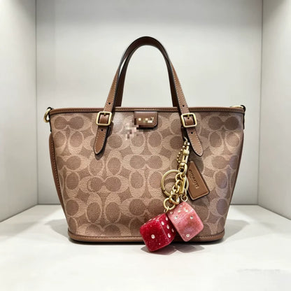 2025 New Taxi 21 Mini Tote Bag - Bolsa de Compras Monograma, Bolsa de Mão, Cesto de Compras, Bolsa de Ombro para Mulheres