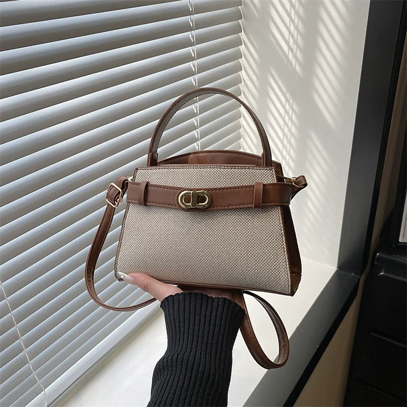 Bolsa da Moda Estilo Coreano - Nova Coleção Primavera 2026 Feminina - Design Exclusivo, Bolsa de Ombro e Transversal Chic