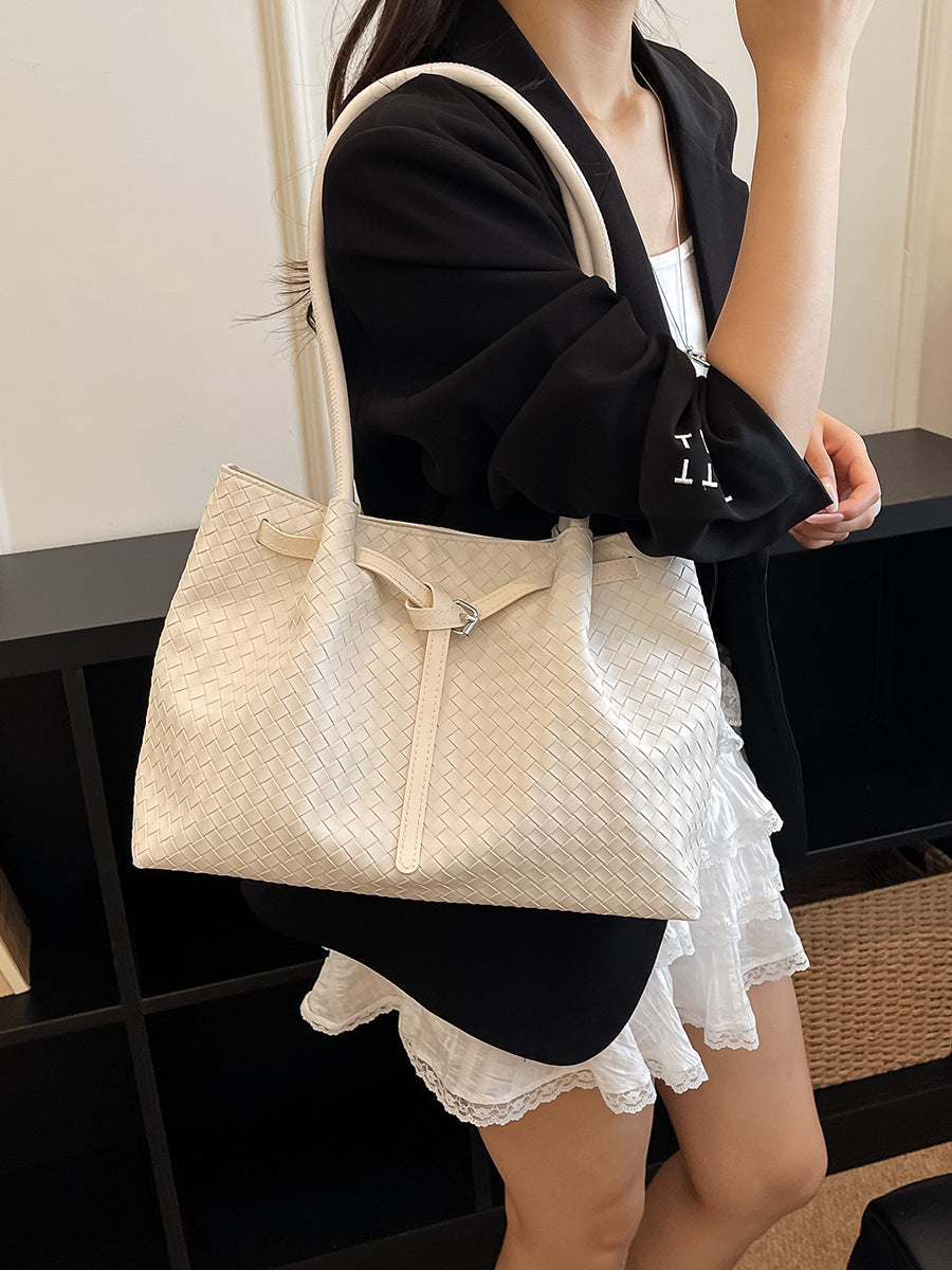 Bolsa Tote de Grande Capacidade para Mulheres, Bolsa de Ombro de Alta Qualidade e Tendência 2026, Bolsa Maillard para o Dia a Dia.