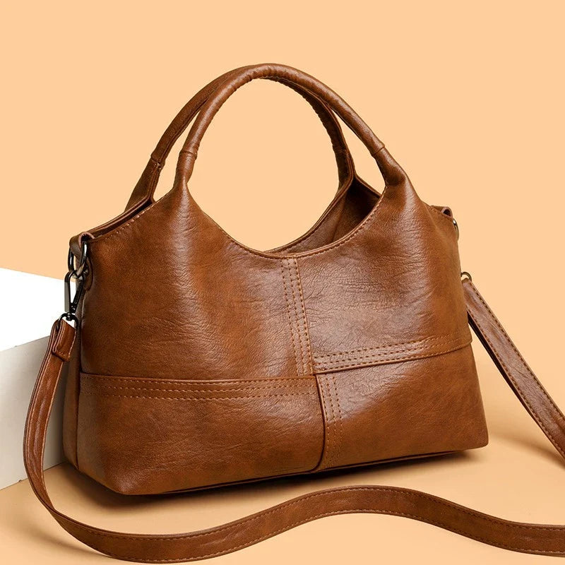 Comércio exterior retro transfronteiriço Nova coleção de bolsas femininas Luxo Acessível Elegância Bolsa feminina para trabalho e uso diário, grande capacidade, estilo Satchel retrô
