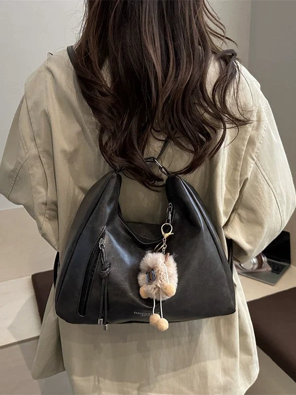 Mochila 2025 bolsa feminina Nova coleção ombro moda Trabalho Roupa sacola tiracolo Casual bolsa de grande capacidade