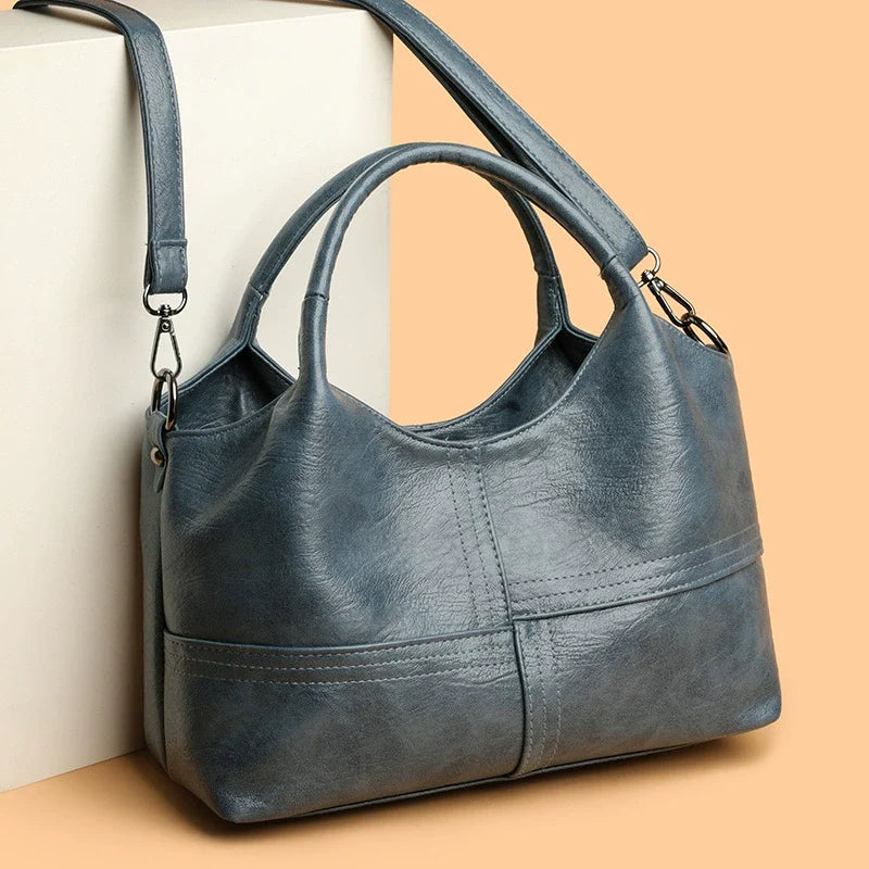Comércio exterior retro transfronteiriço Nova coleção de bolsas femininas Luxo Acessível Elegância Bolsa feminina para trabalho e uso diário, grande capacidade, estilo Satchel retrô