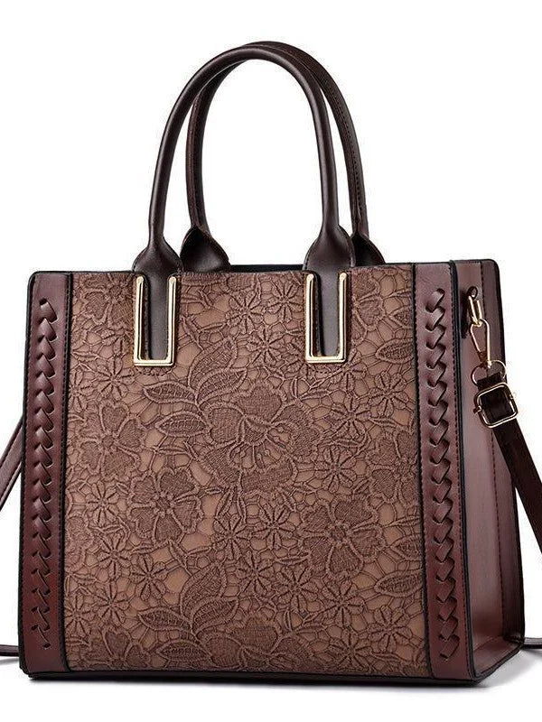 Nova Bolsa Feminina Texturizada - Transversal, de Ombro e de Mão Moderna e Versátil - Clássica, Elegante e Estilosa - Modelo 26005