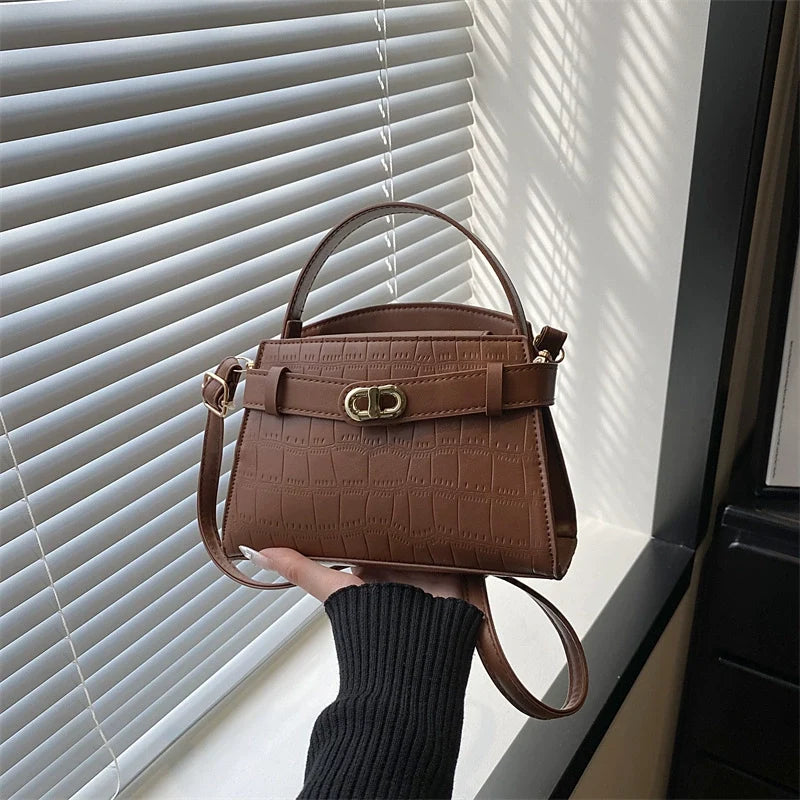 Bolsa da Moda Estilo Coreano - Nova Coleção Primavera 2026 Feminina - Design Exclusivo, Bolsa de Ombro e Transversal Chic