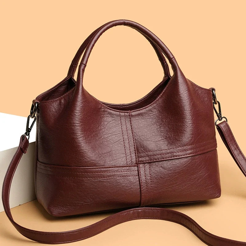 Comércio exterior retro transfronteiriço Nova coleção de bolsas femininas Luxo Acessível Elegância Bolsa feminina para trabalho e uso diário, grande capacidade, estilo Satchel retrô