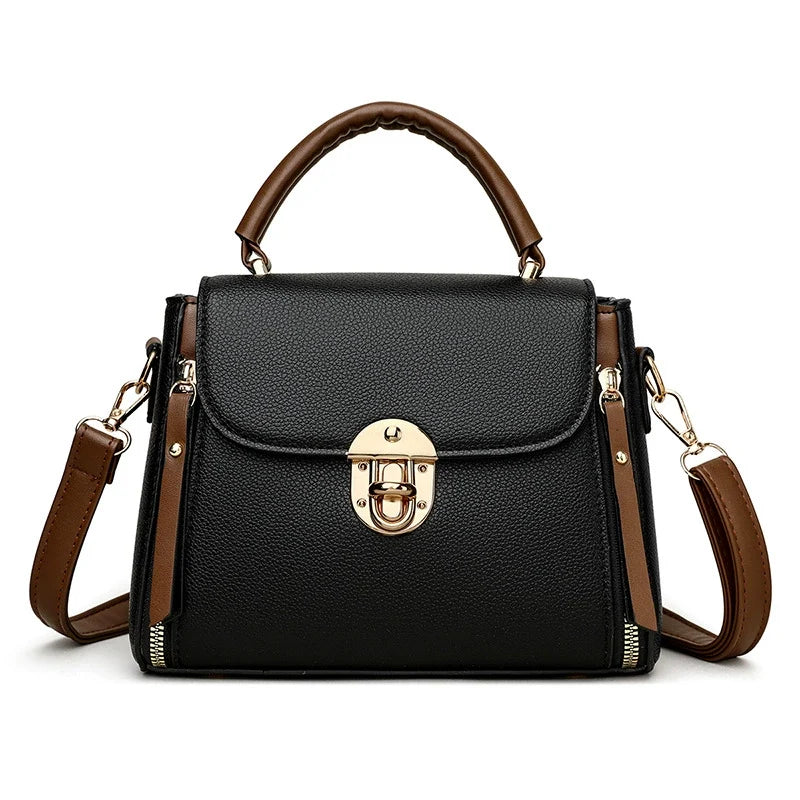 Bolsa transversal feminina de fornecimento direto transfronteiriço, nova moda 2026, bolsa retrô de ombro, bolsa quadrada pequena simples e versátil