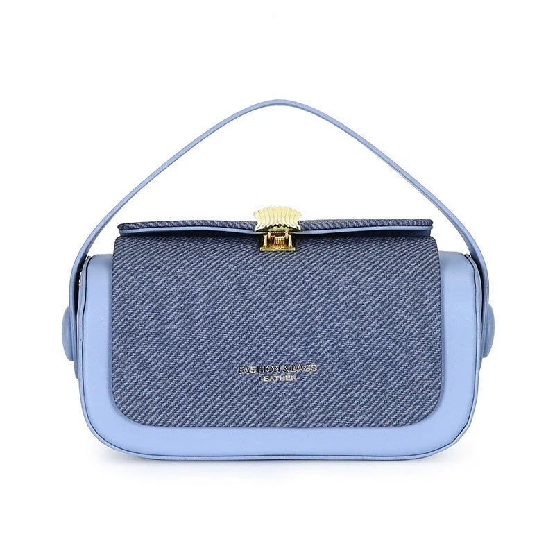 Bolsa de atacado 2025 nova moda bolsa quadrada pequena de alta qualidade bolsa transversal de ombro feminina primavera e verão bolsa transversal texturizada