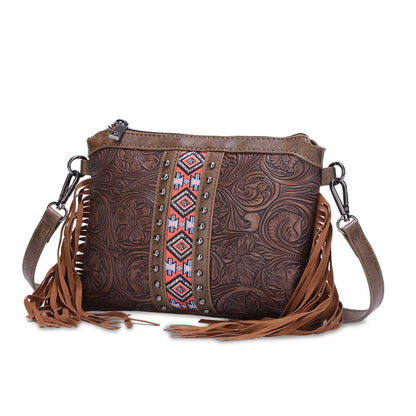Bolsa Boêmia de Estilo Novo com Franjas, Bolsa Transversal, Bolsa de Ombro, Bolsa de Alta Quality, Bolsa Feminina em Couro PU Impresso