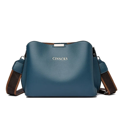 Bolsa transversal de luxo leve para mulheres 2024 nova bolsa de ombro fashion couro macio grande capacidade bolsa casual feminina