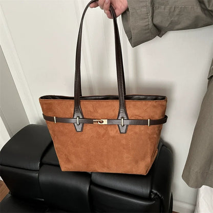 Bolsa Tote Retrô Moderna de Grande Capacidade - Bolsa de Ombro Feminina Estampada com Leopardo, Chique, Única, Casual, Versátil e de Nicho