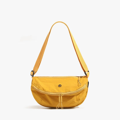 Nova coleção 2026: Bolsa de ombro de nylon, casual e fácil de combinar. Bolsa transversal de estilo nichado, moderna e feminina, ideal para o trabalho. Bolsa dumpling fashion.