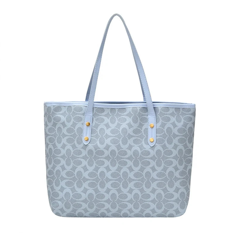 Sacola de grande capacidade para mulheres Roupas de trabalhoClasse de senso de classe Roupas de trabalhoBolsa estilo nichoSenso de design bolsa de ombro cesta de vegetais